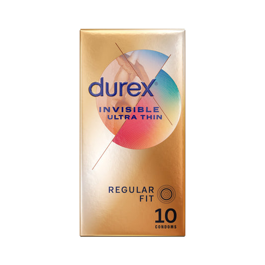 Durex Invisible Ultra Thin Condoms 10PK - Cutprice Online