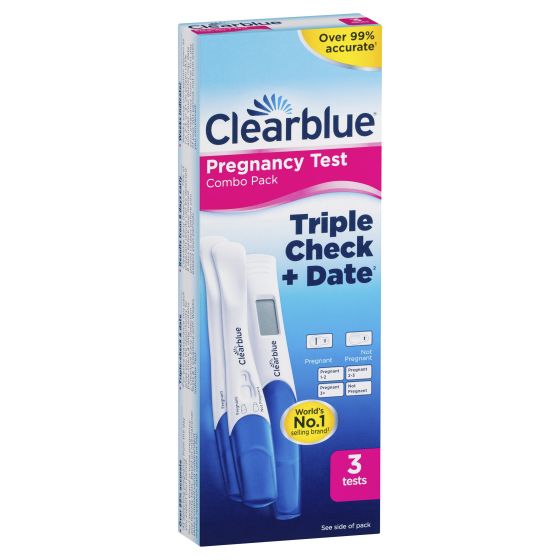 Clearblue Pregnancy 1 Digital Test & 2 Visual Test Kit - Cutprice Online