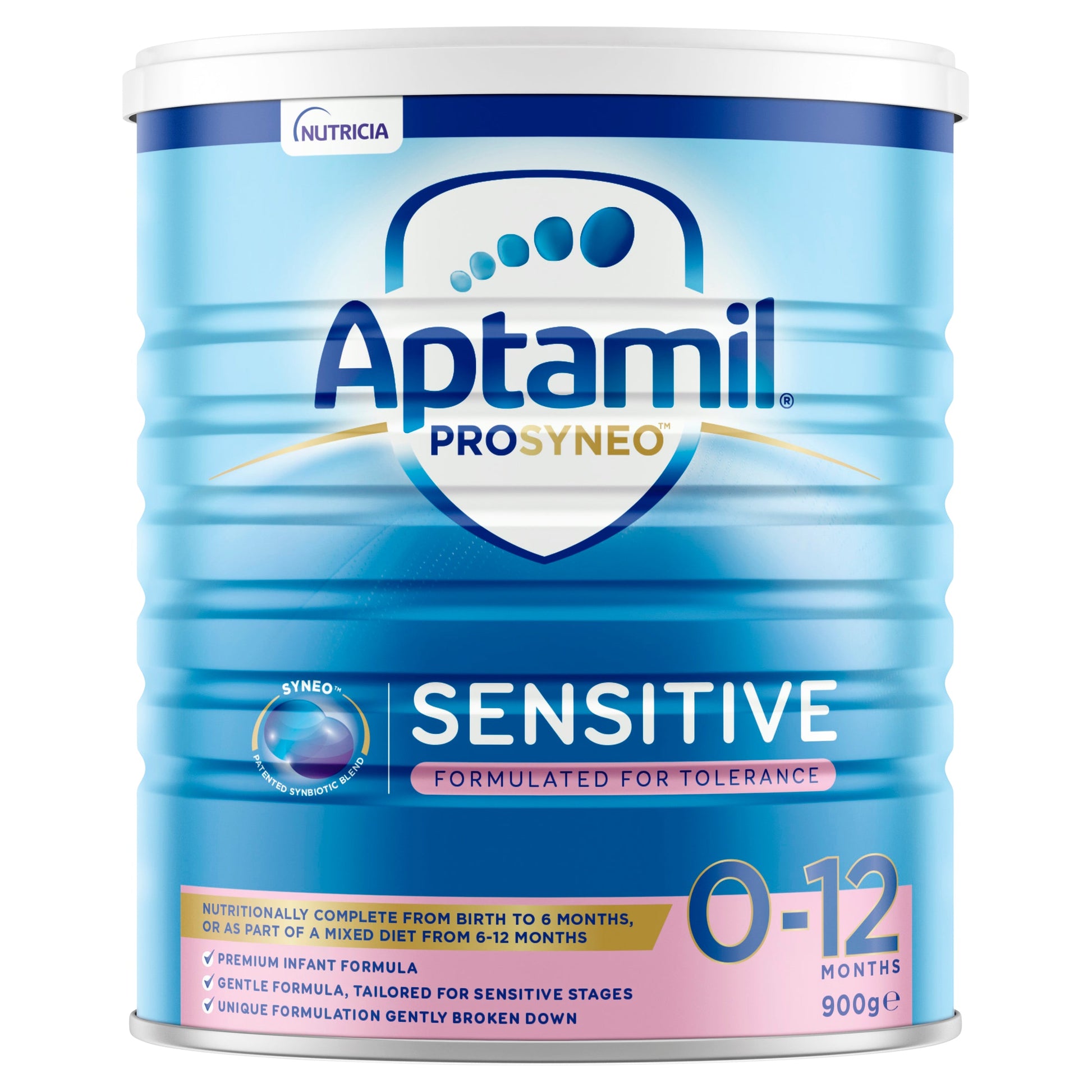 Aptamil Prosyneo Sensitive Baby Infant Formula Formulated for Tolerance From Birth to 12 Months 900g - Cutprice Online