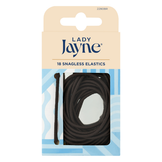 Lady Jayne Snagless Elastics 18 Pack