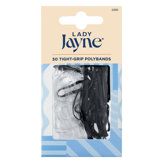 Lady Jayne Snagless Elastomer Elastics 50 Pack Black
