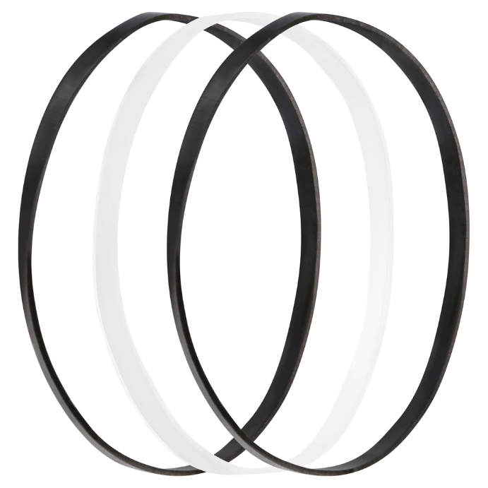 Lady Jayne Snagless Elastomer Elastics 50 Pack Black