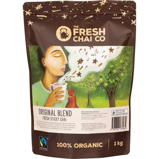 THE FRESH CHAI CO Original Blend Fresh Sticky Chai 1kg THE FRESH CHAI CO