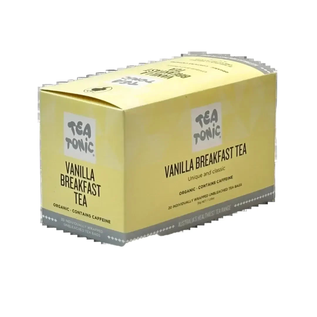 Tea Tonic Organic Vanilla Breakfast Tea X 20 Tea Bags