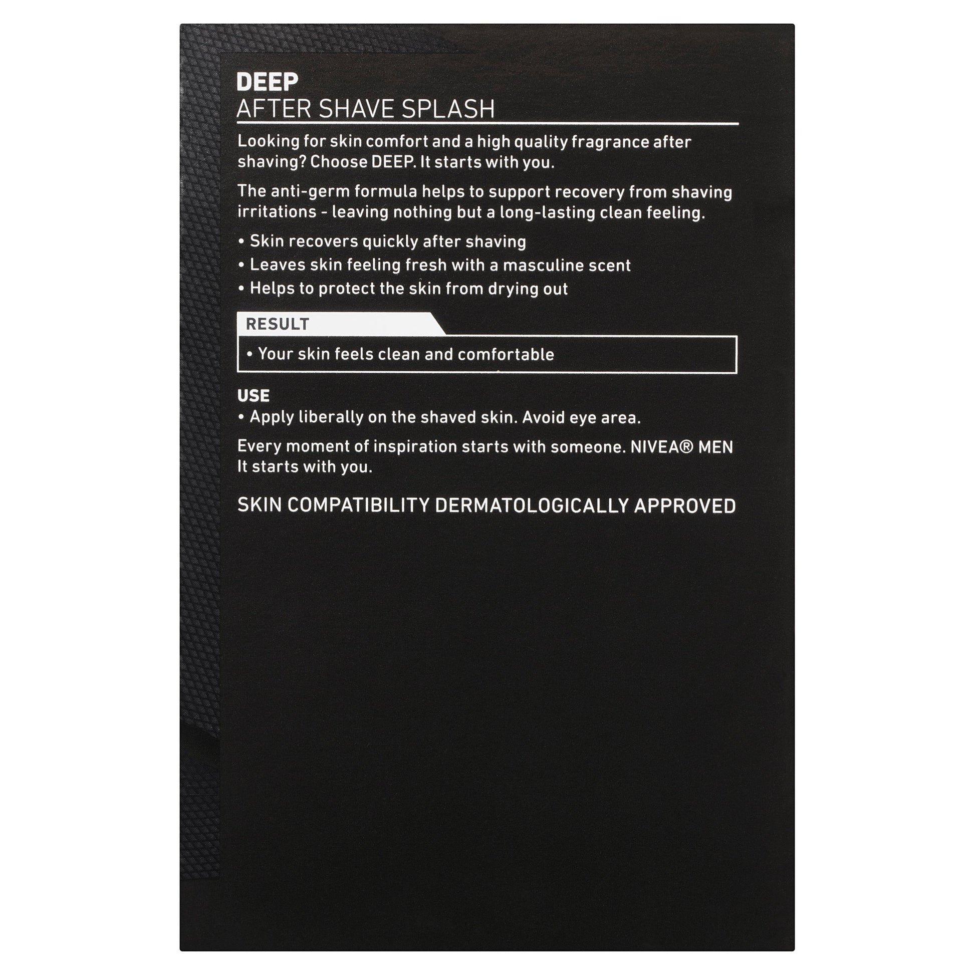 Nivea Men Deep After Shave Lotion 100ml - Cutprice Online