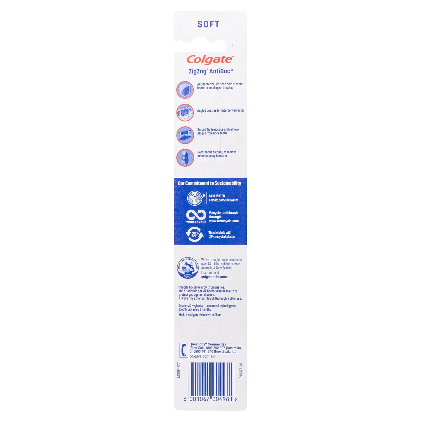 Colgate ZigZag Deep Interdental Clean Toothbrush Soft Adult - Cutprice Online