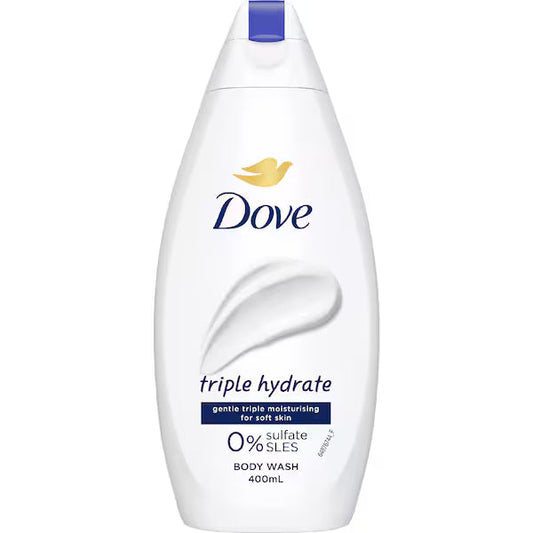 Dove Triple Hydrate B/wash 400ml