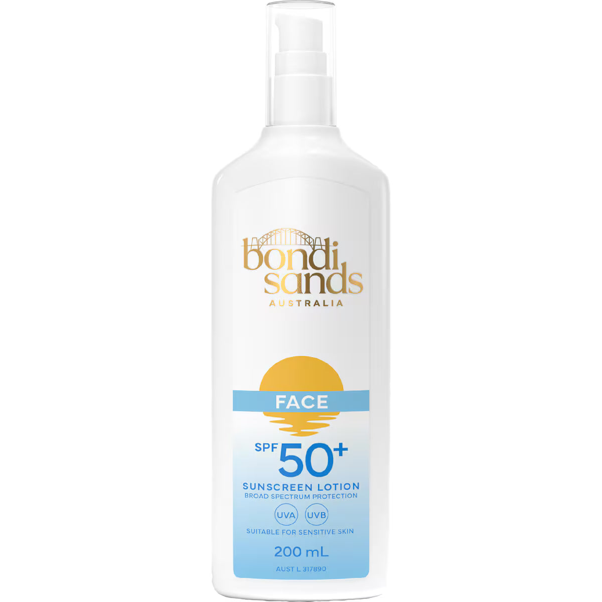 Bondi Sands Fragrance Free SPF50+ Face Sunscreen Lotion 200ml