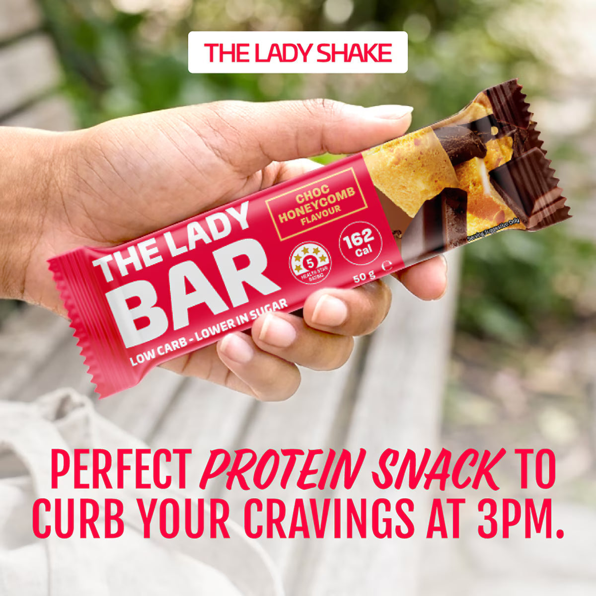 The Lady Bar Choc Honeycomb 50g X 10 Pack