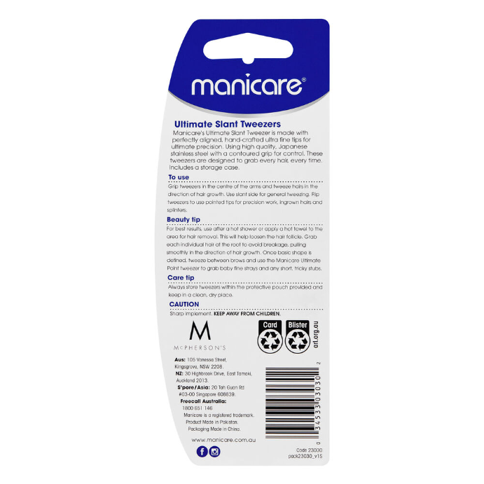 Manicare Ultimate Slant Tweezer