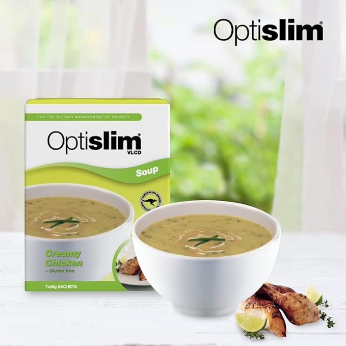 OptiSlim VLCD Soup Creamy Chicken 7 x 55g - Cutprice Online