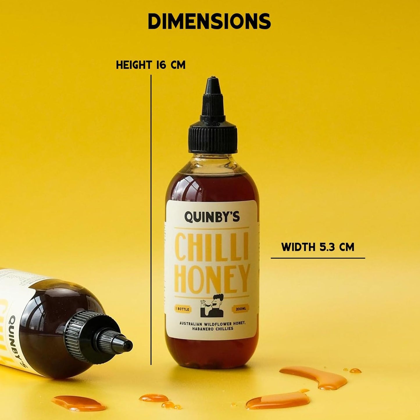 Quinby's Chilli Hot Honey 200ml - Cutprice Online