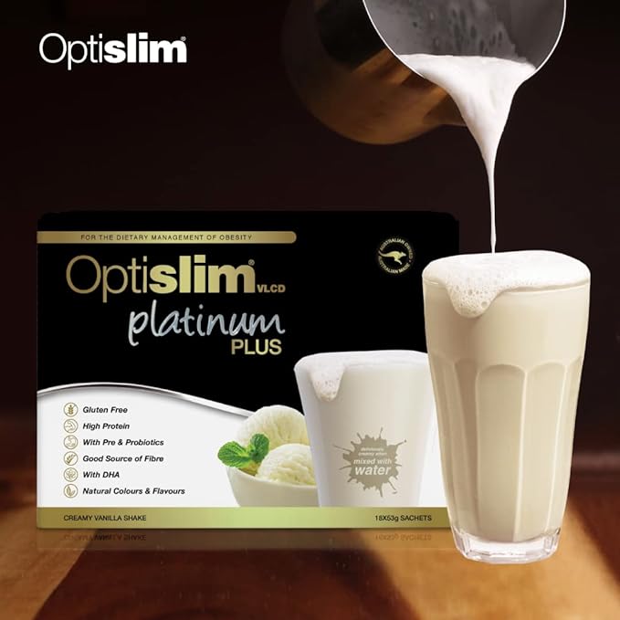 Optislim VLCD Platinum PLUS Vanilla 18x53g - Cutprice Online