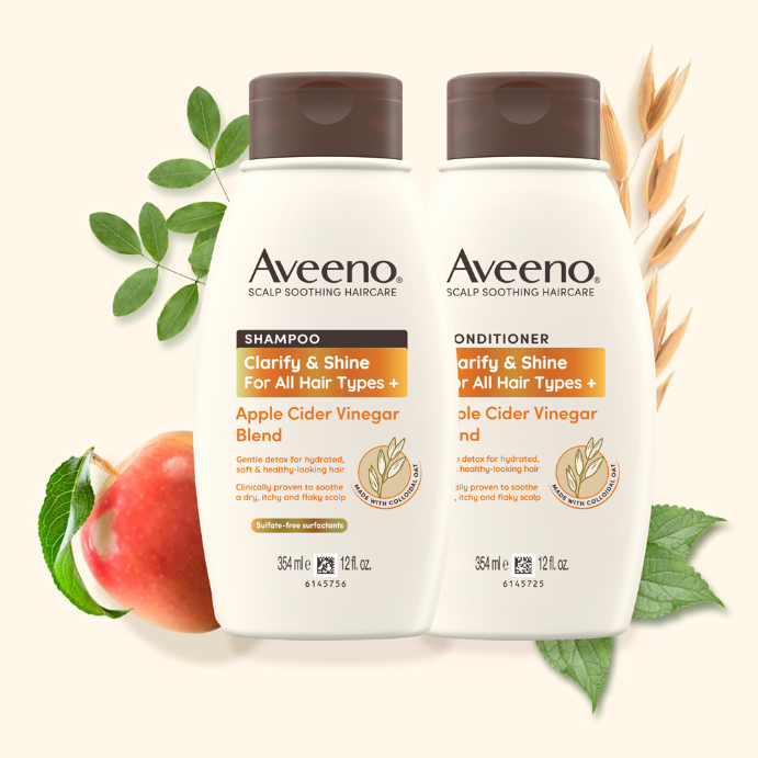 Aveeno Apple Cider Vinegar Shampoo 354ml - Cutprice Online