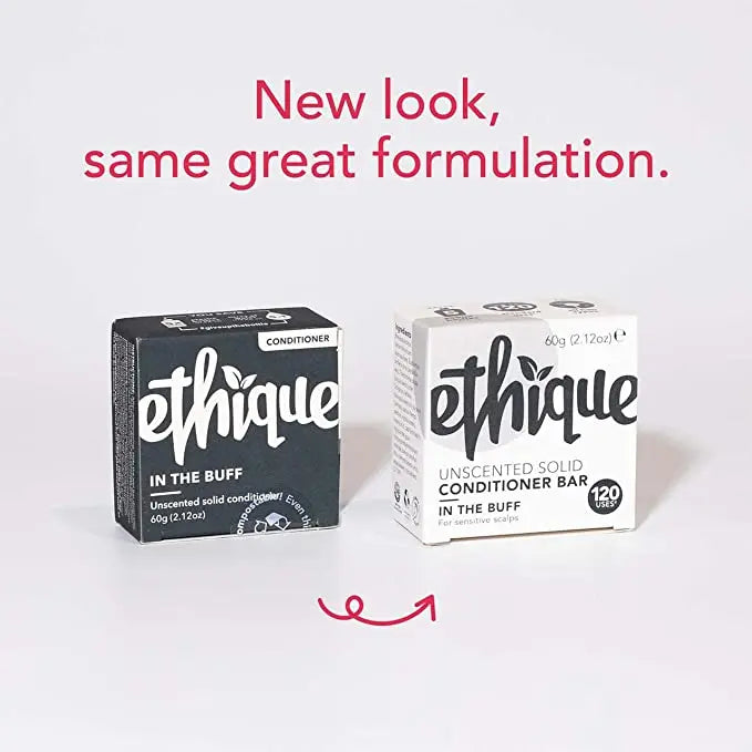 ETHIQUE Solid Conditioner Bar In The Buff - Unscented 60g ETHIQUE