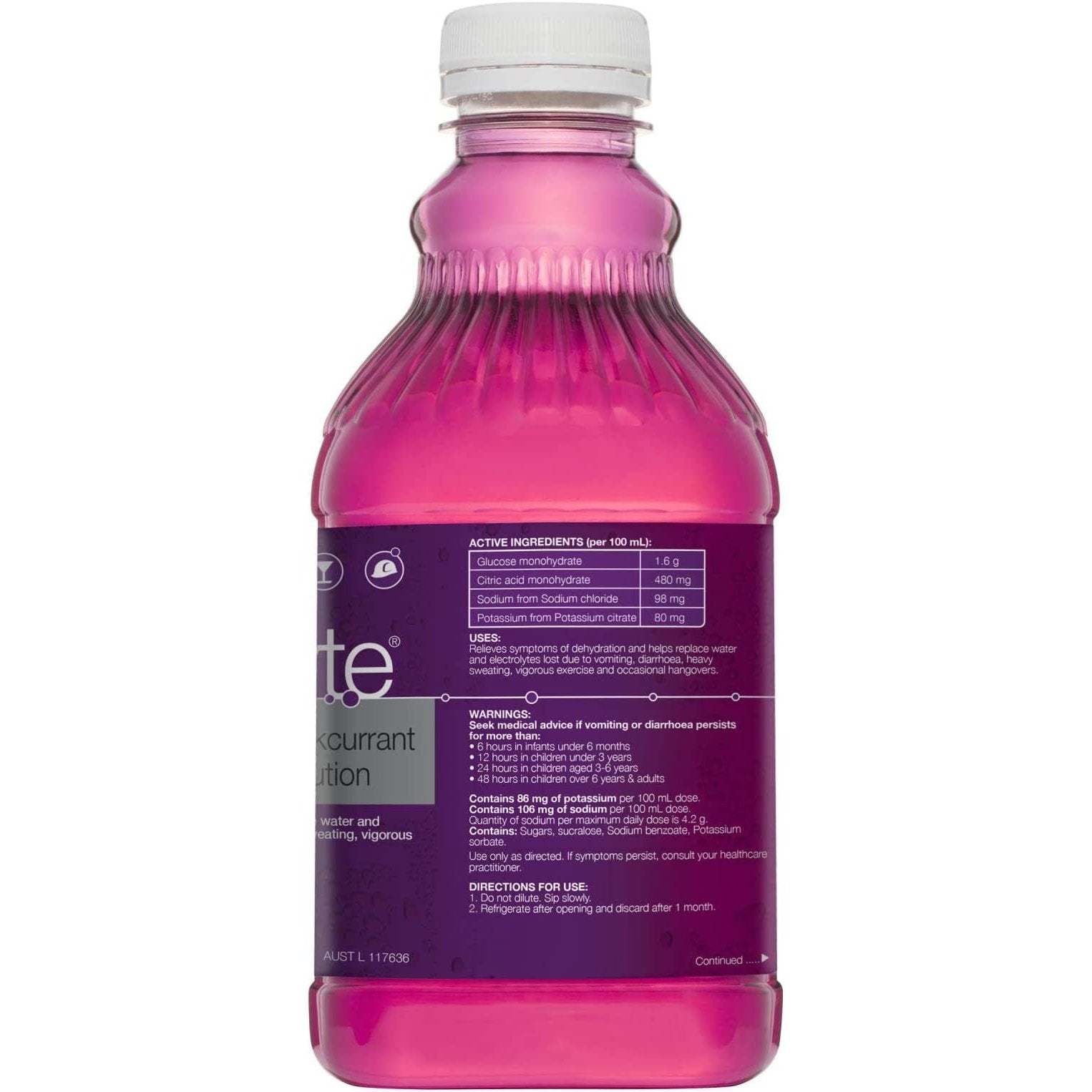 Hydralyte Liquid Apple Blackcurrant 1 Litre - Cutprice Online