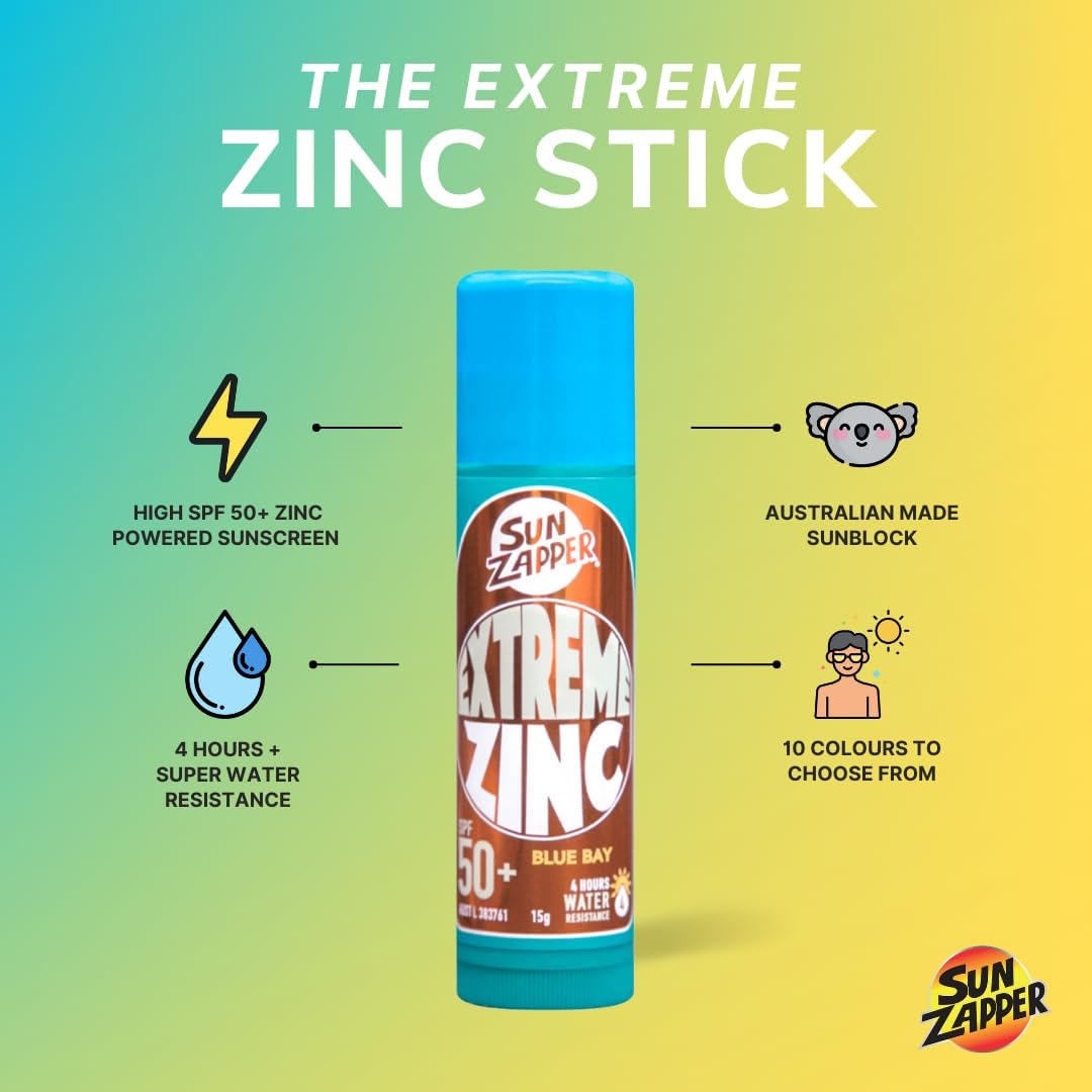 Sun Zapper Extreme Zinc Stick Yellow Sand 15g - Cutprice Online