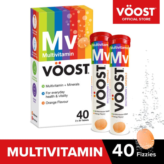 Voost Effervescent Multivitamin 40 Pack - Cutprice Online