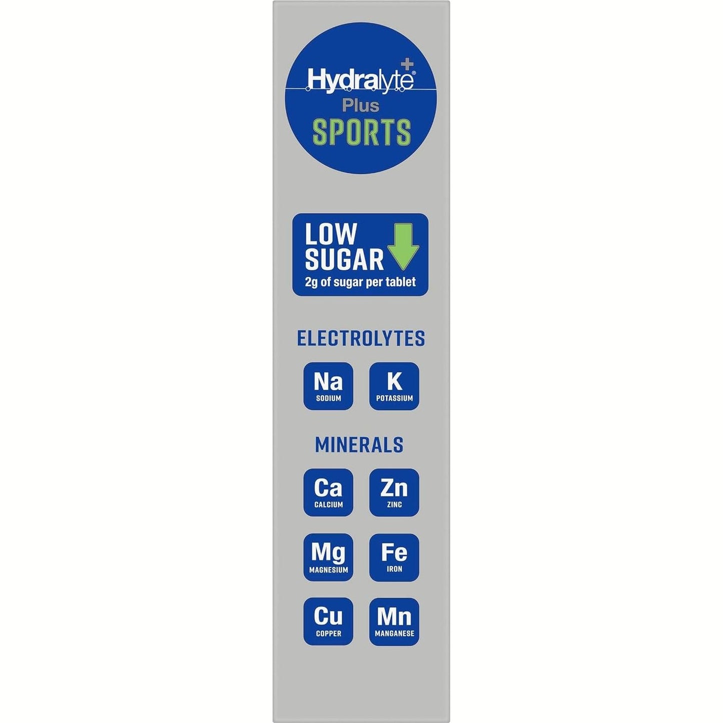 Hydralyte Plus Sport Effervescent Lemon Lime 20 Tablet
