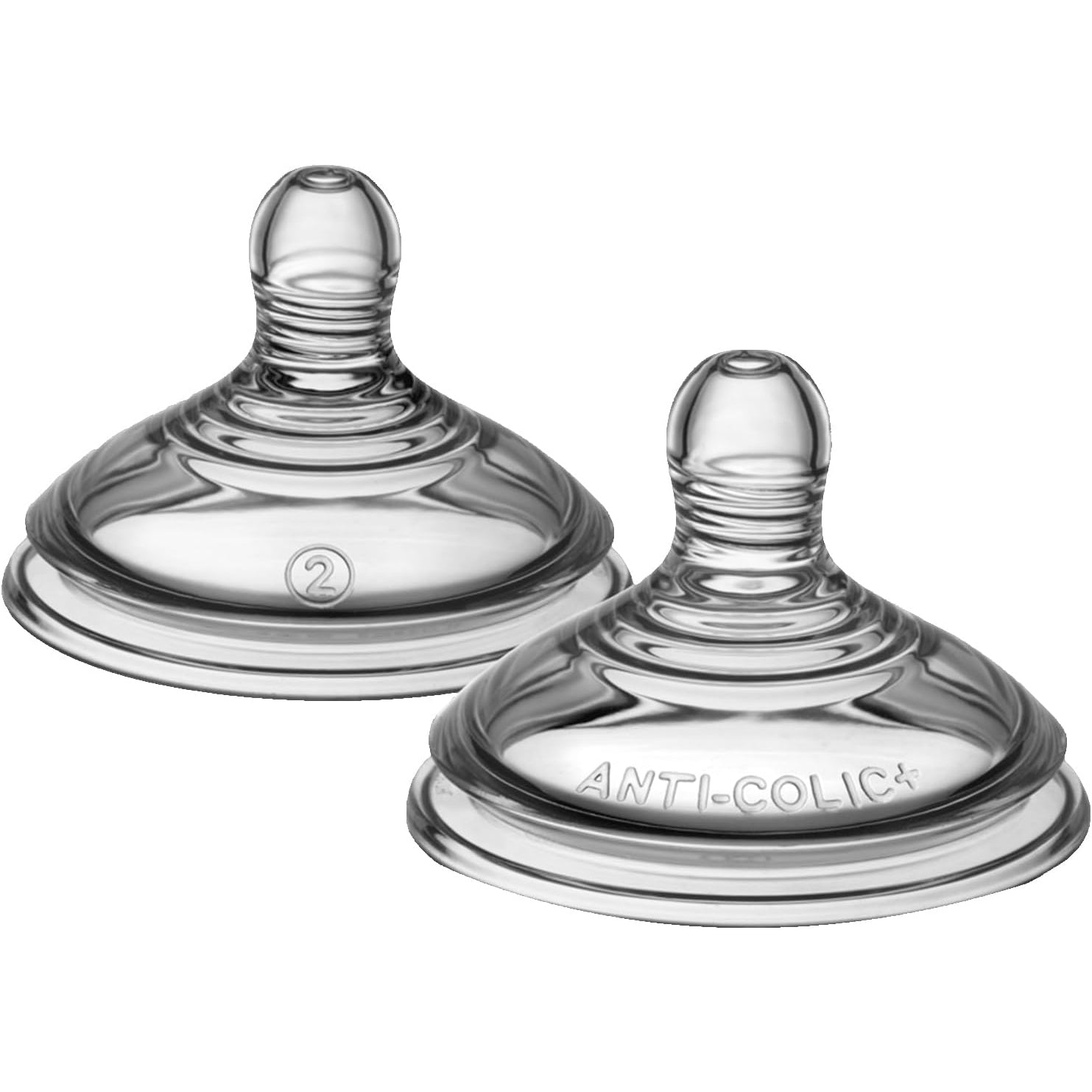 Tommee Tippee Advanced Anti-Colic Baby Bottle Teats Medium Flow 3+ Months 2 Pack