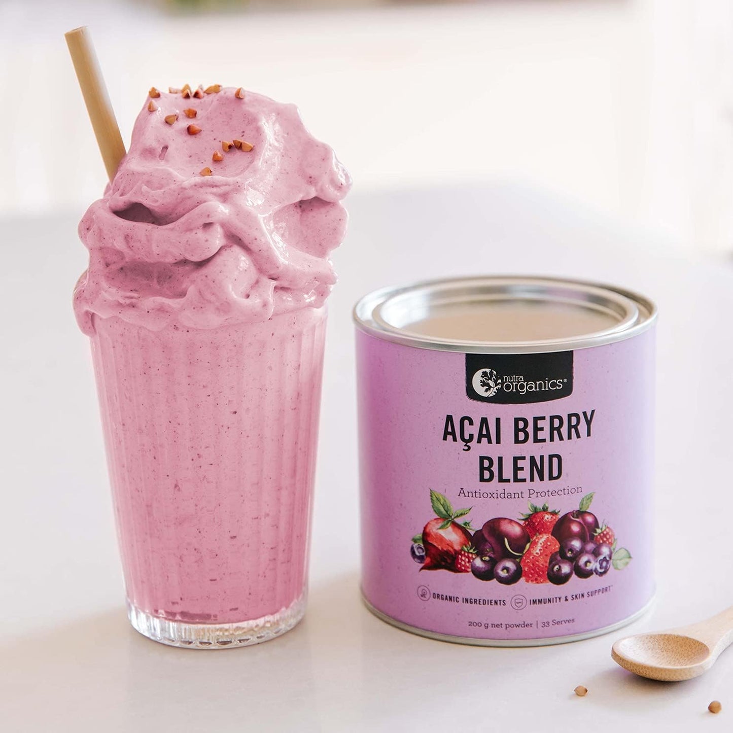 Nutra Organics Organic Acai Berry Blend 200g - Cutprice Online