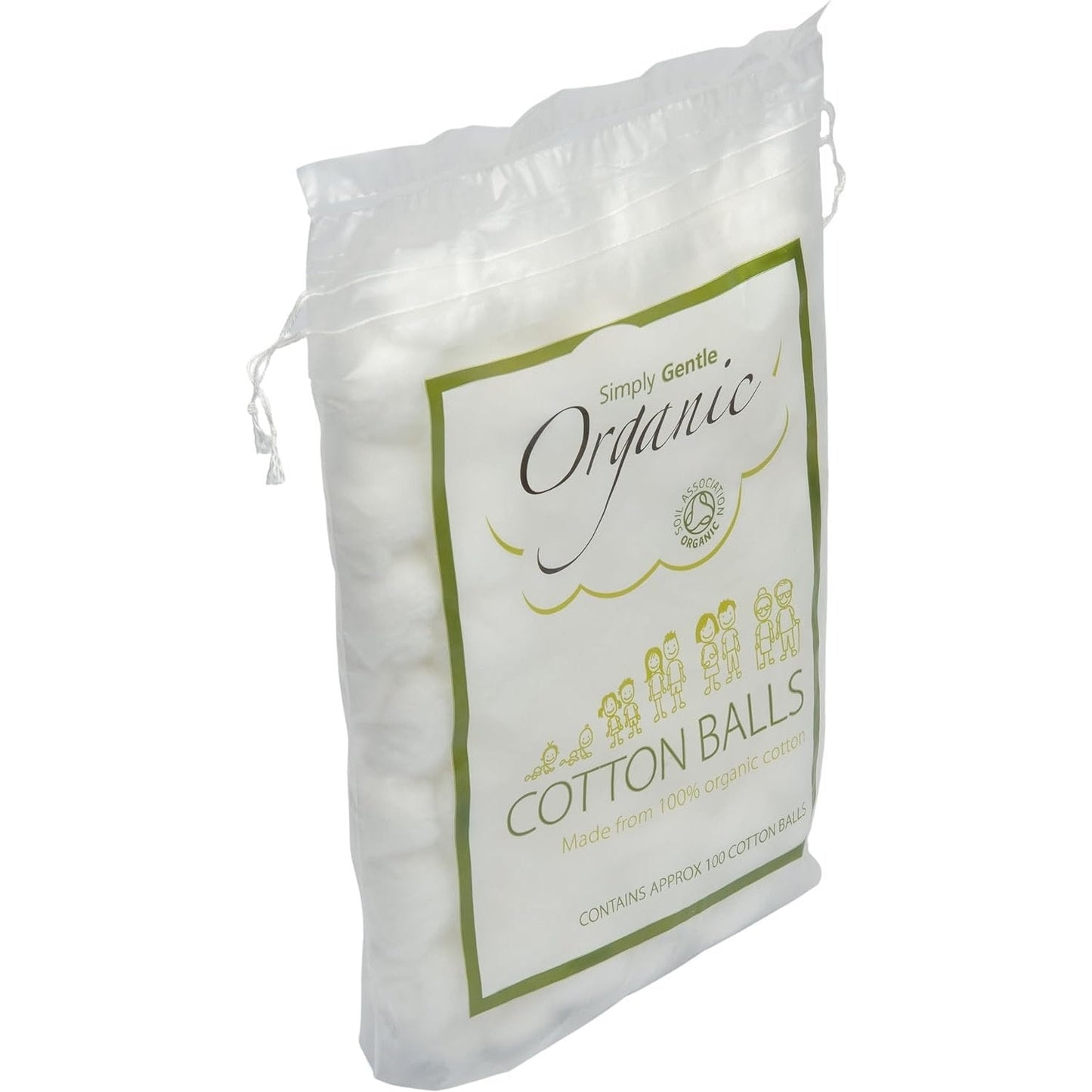 SIMPLY GENTLE ORGANIC Cotton Balls 100pk - Cutprice Online