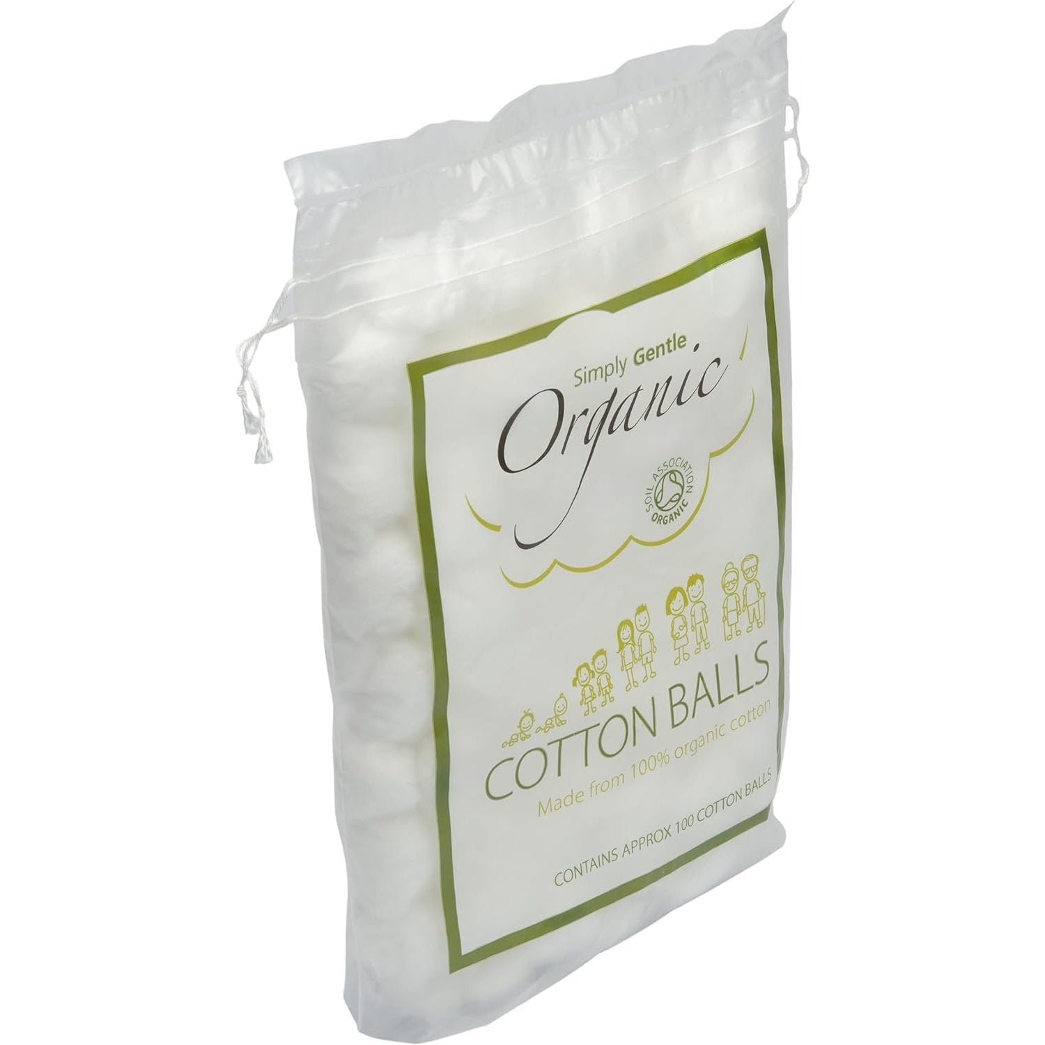 SIMPLY GENTLE ORGANIC Cotton Balls 100pk - Cutprice Online