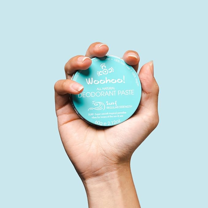Woohoo Deodorant Paste Surf (Regular Strength)Tin 60g - Cutprice Online