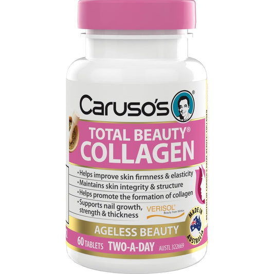 Caruso's Natural Health Total Beauty Collagen 60 Tablets - Cutprice Online