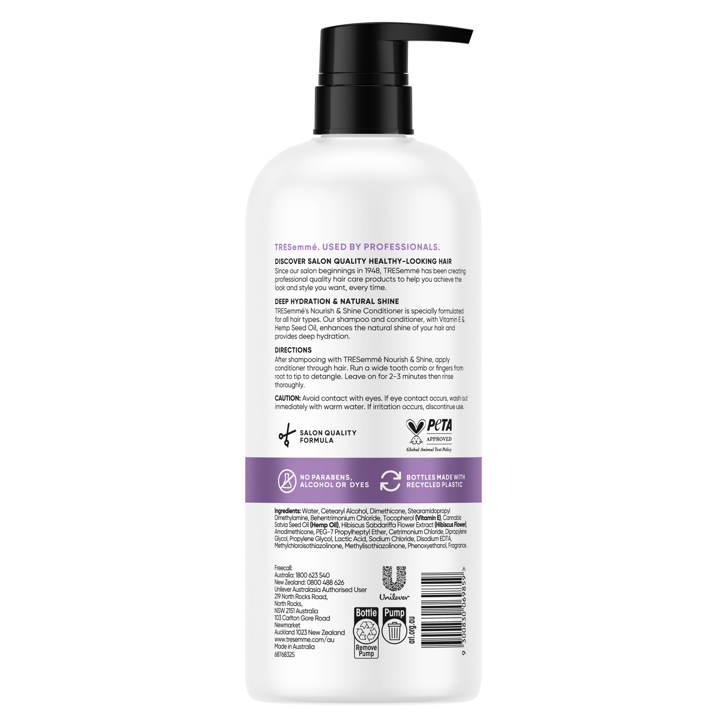 Tresemme Nourish & Shine Conditioner With Vitamin E & Hemp Seed Oil 940ml - Cutprice Online