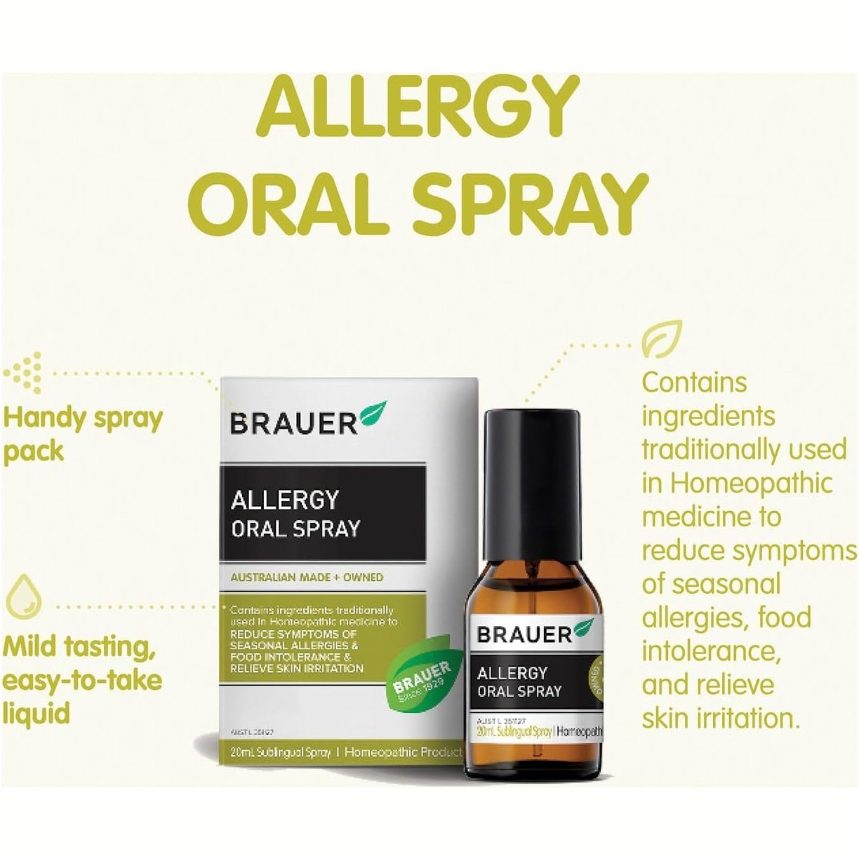 Brauer Allergy Oral Spray 20ml BRAUER