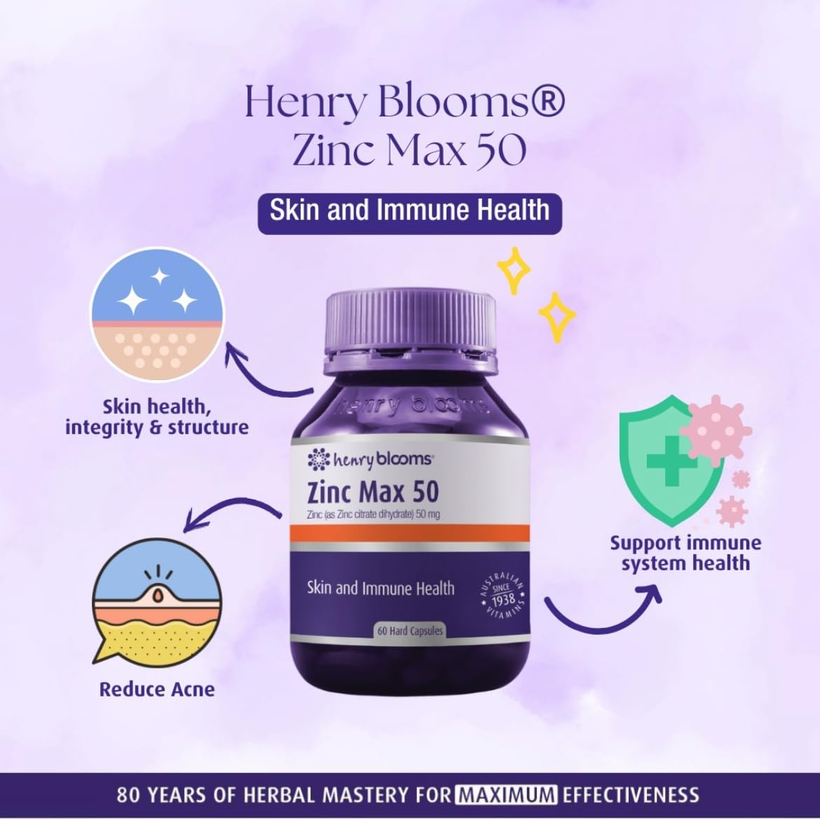 Henry Blooms Zinc Max 50 60c - Cutprice Online