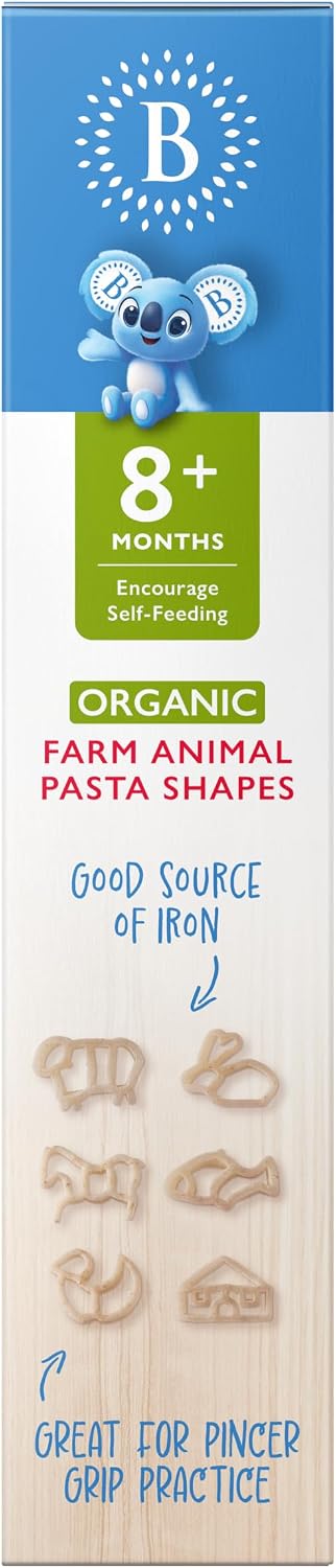 Bellamy's Organic Farm Animal Pasta Shapes, 8+ Months 150g