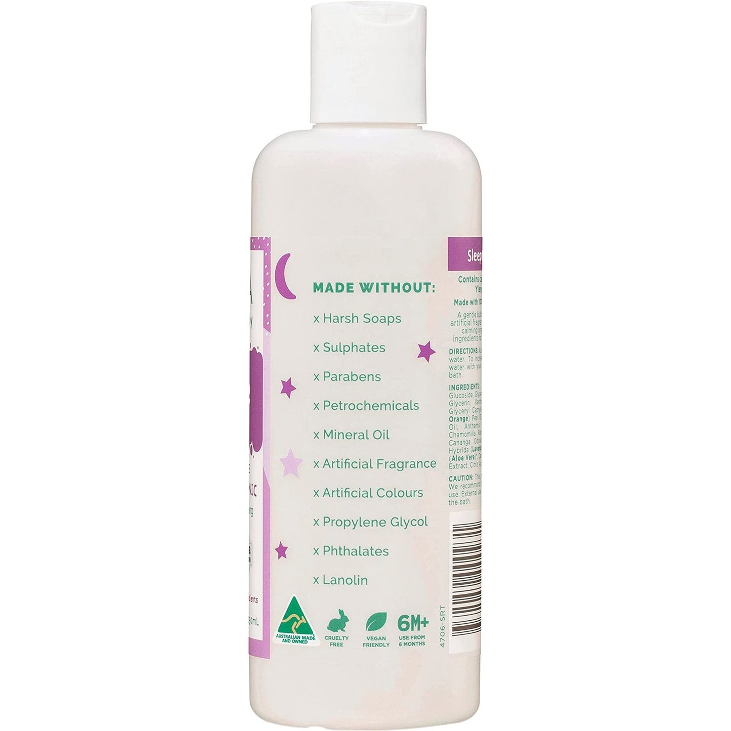 GAIA Natural Baby Sleeptime Bubble Bath 250ml - Cutprice Online