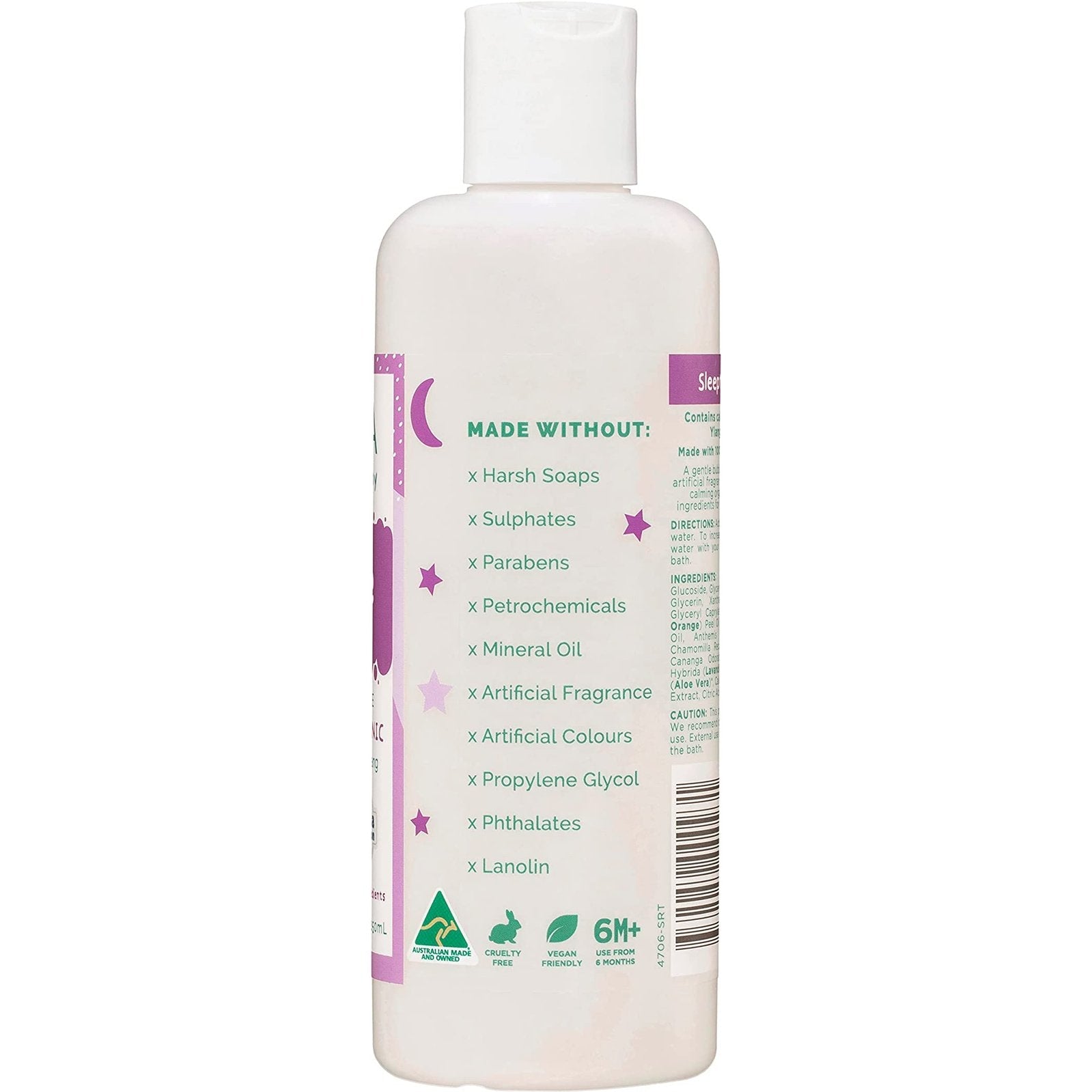GAIA Natural Baby Sleeptime Bubble Bath 250ml - Cutprice Online