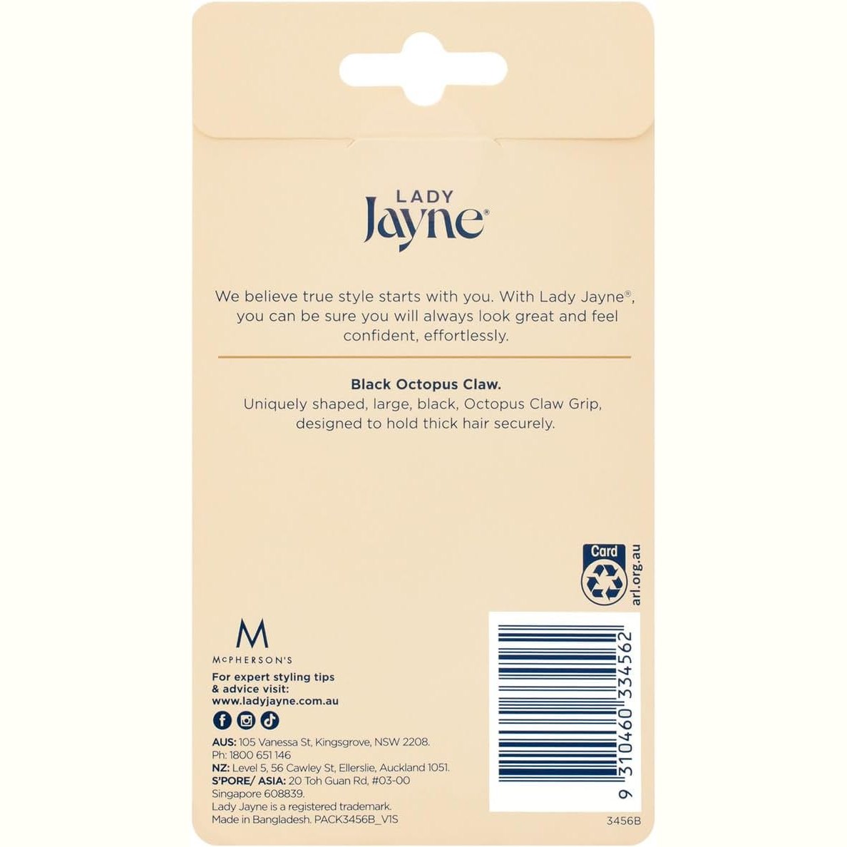 Lady Jayne Octopus Claw – Black