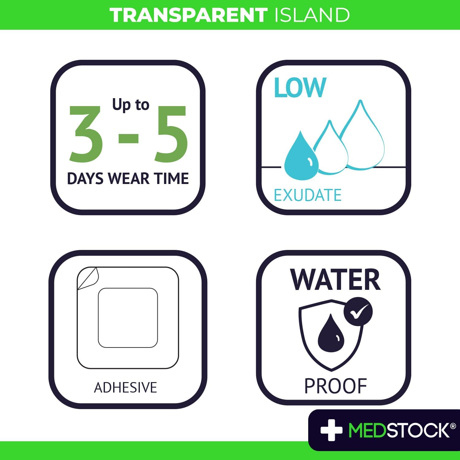 Medstock Tp Island 5 cmx7 cm 5Pack