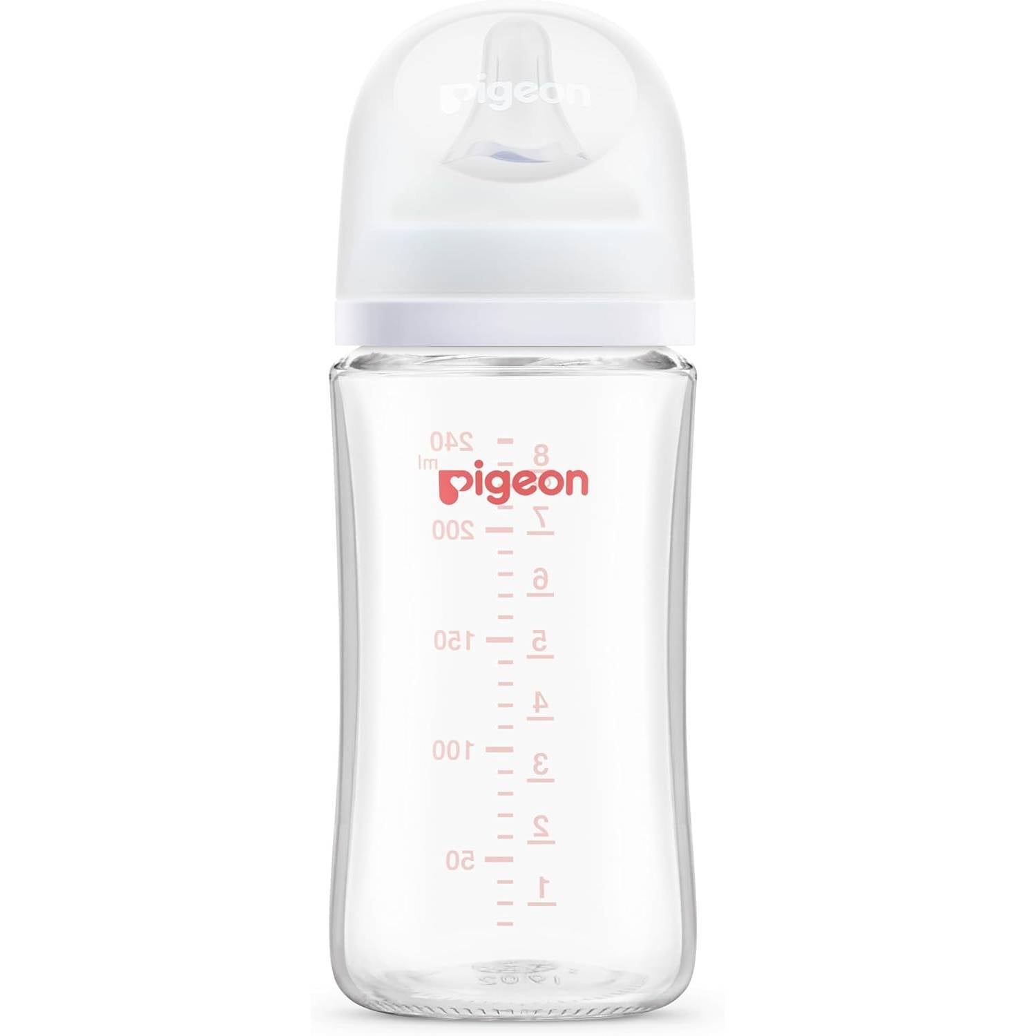 Pigeon SofTouch Glass Bottle 3+ Months 240mL