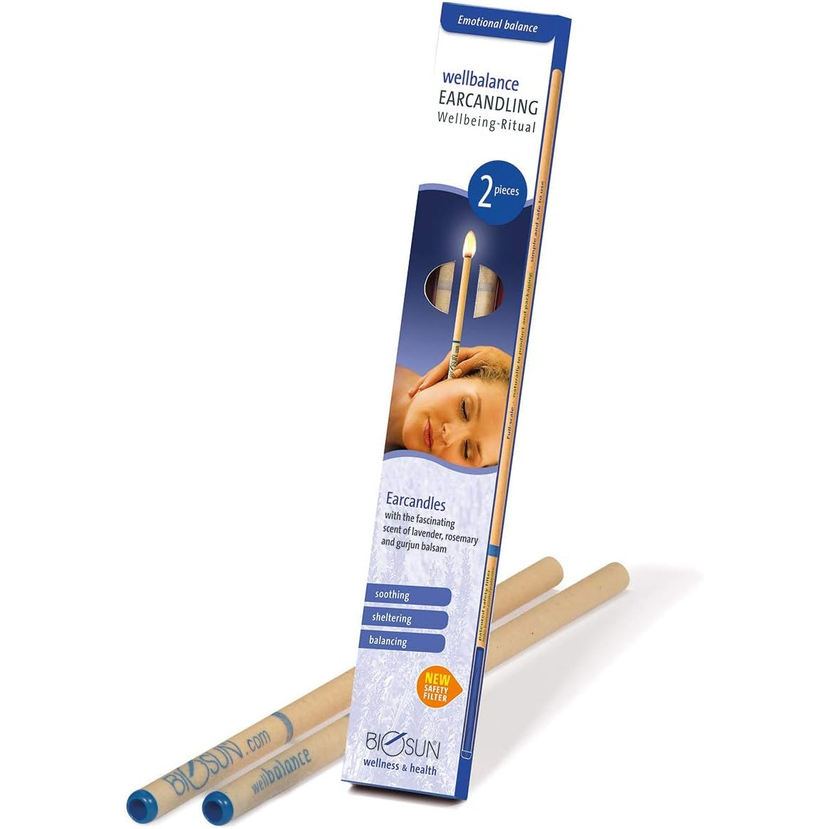 Biosun Ear Candles Fragranced Wellbalance Ritual Lavender & Rosemary 1 Pair - Cutprice Online