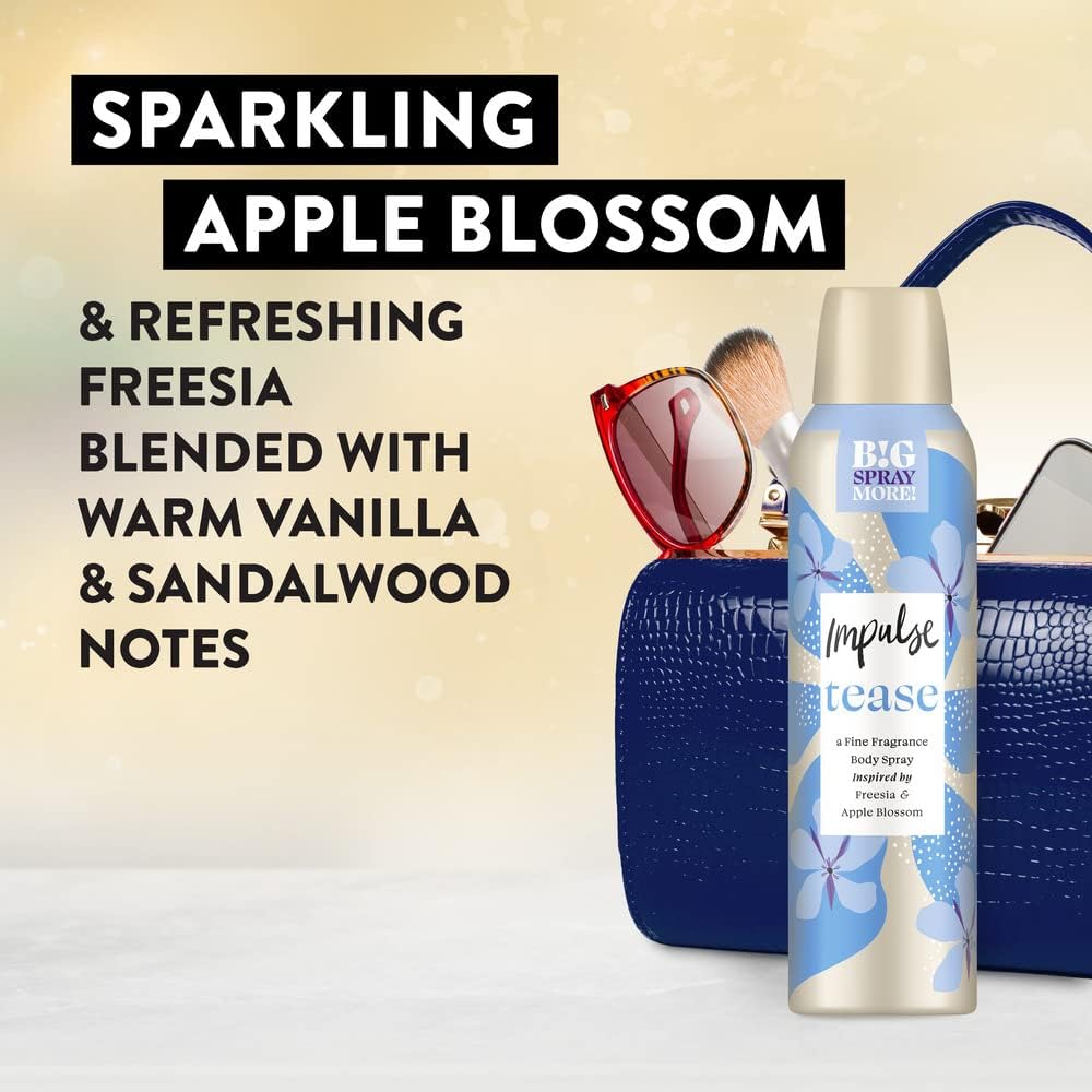 Impulse Body Spray Xxl Tease 150ml