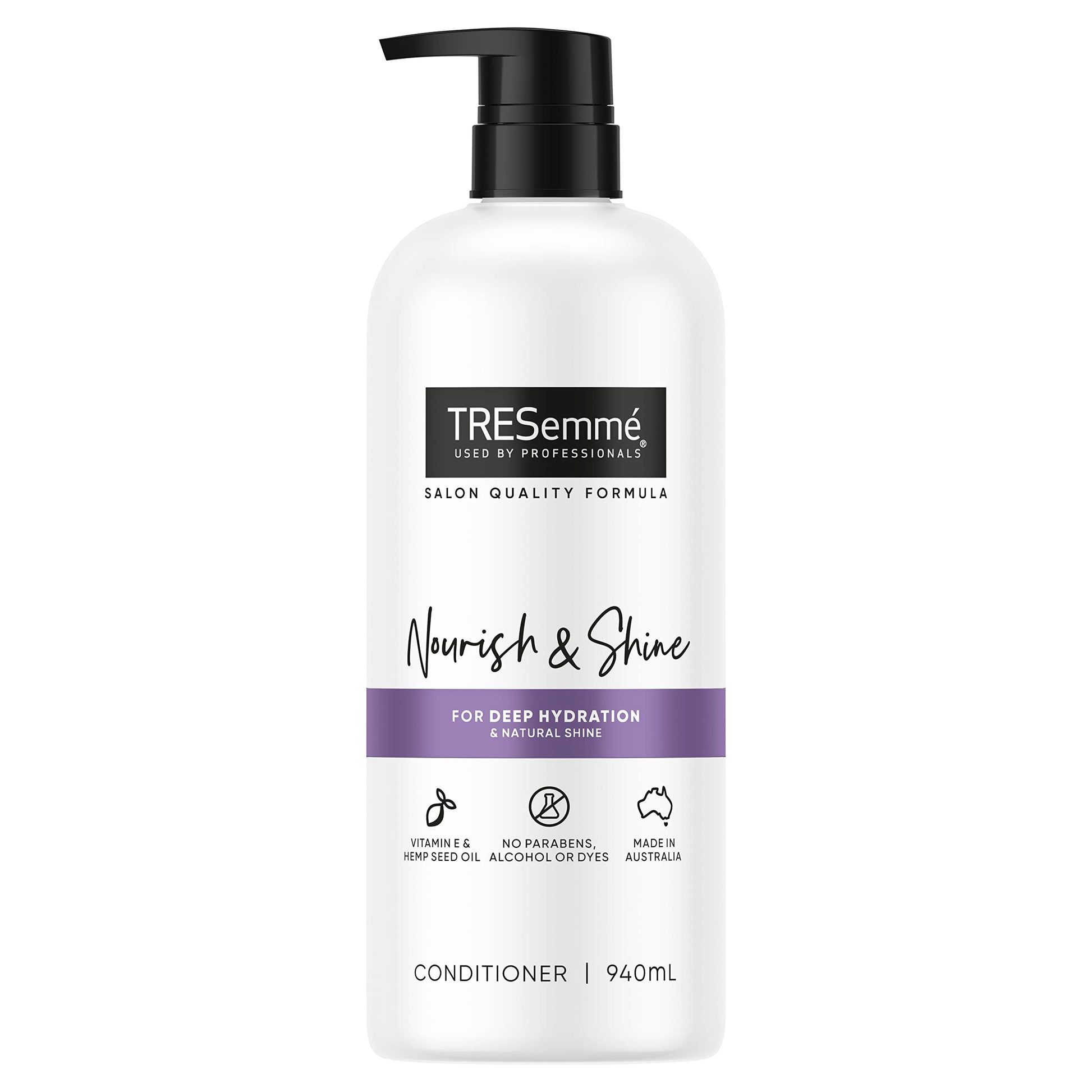 Tresemme Nourish & Shine Conditioner With Vitamin E & Hemp Seed Oil 940ml - Cutprice Online