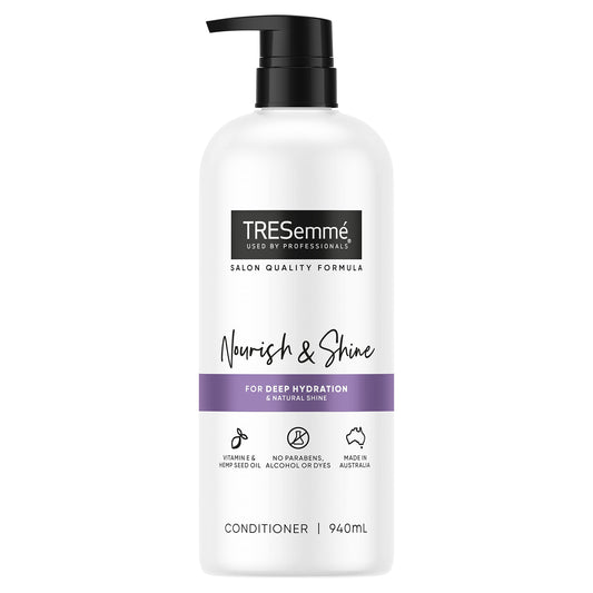 Tresemme Nourish & Shine Conditioner With Vitamin E & Hemp Seed Oil 940ml - Cutprice Online