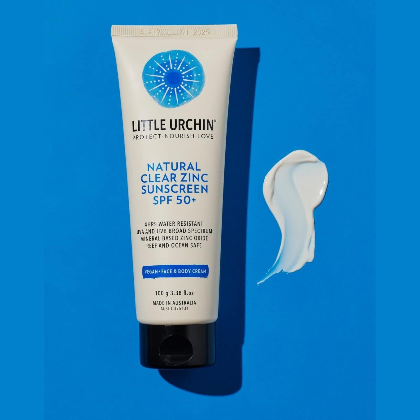 Little Urchin Natural Sunscreen Clear Zinc SPF 50+ 100g - Cutprice Online