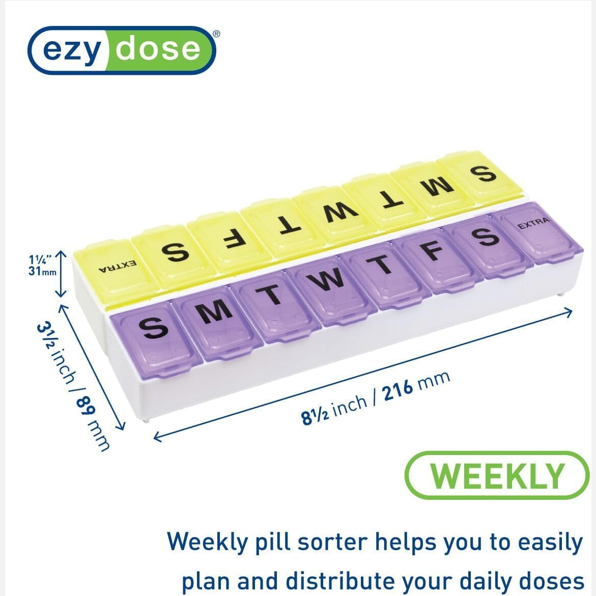 Ezy Dose 14 Day Duets Pill Reminder - Cutprice Online