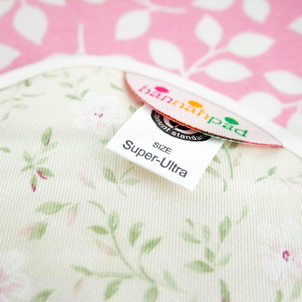 Hannah Pad Organic Cotton Reusable Cloth Pad Super Ultra (Fabric supplied at random) - Cutprice Online