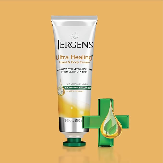 Jergens Ultra Healing+ Hand & Body Cream 100ml - Cutprice Online