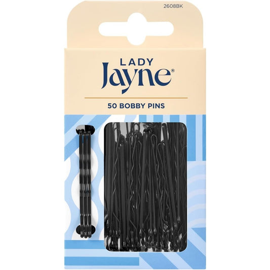 Lady Jayne Black Bobby Pins 50 Pack