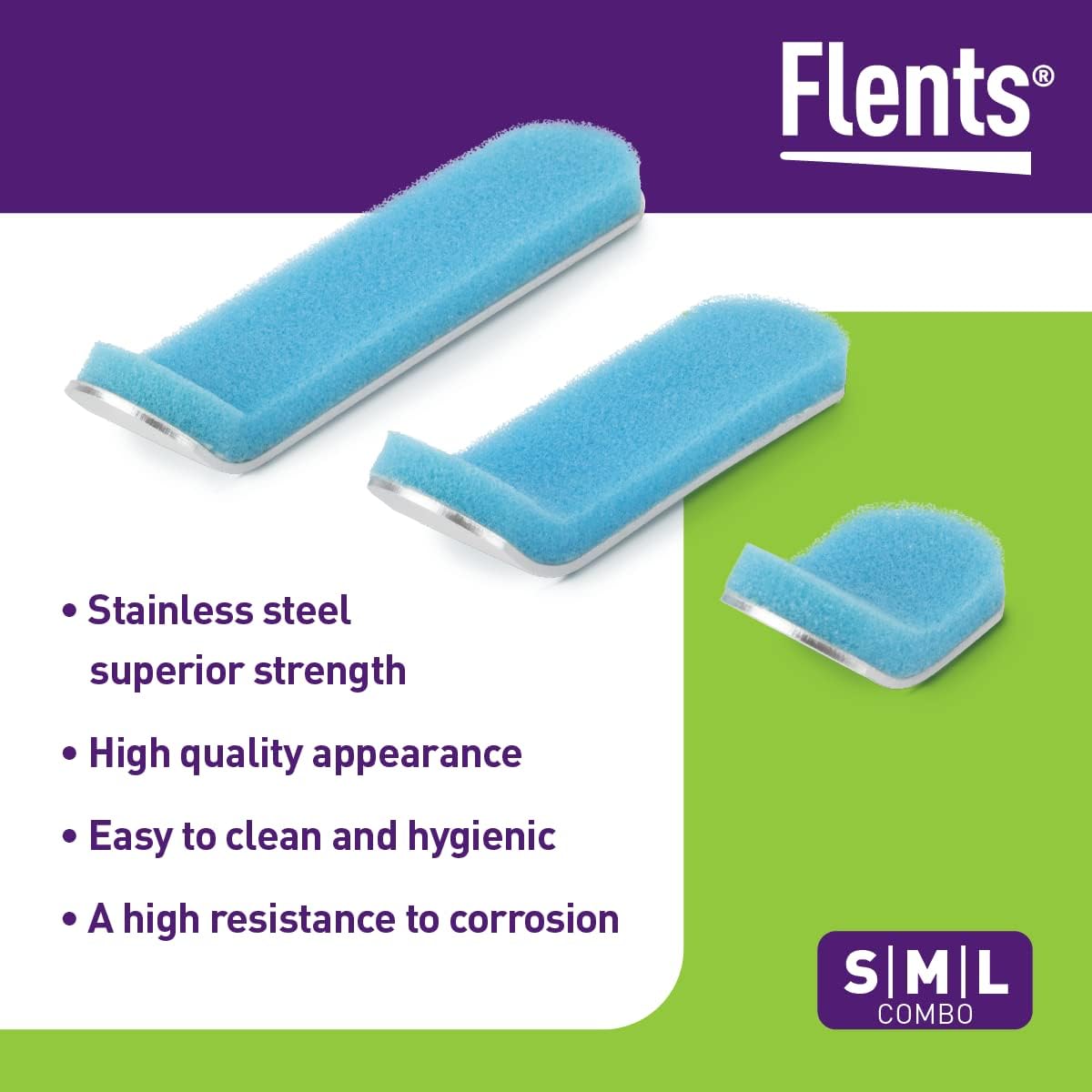 Flents Four Sided Finger Splint Large