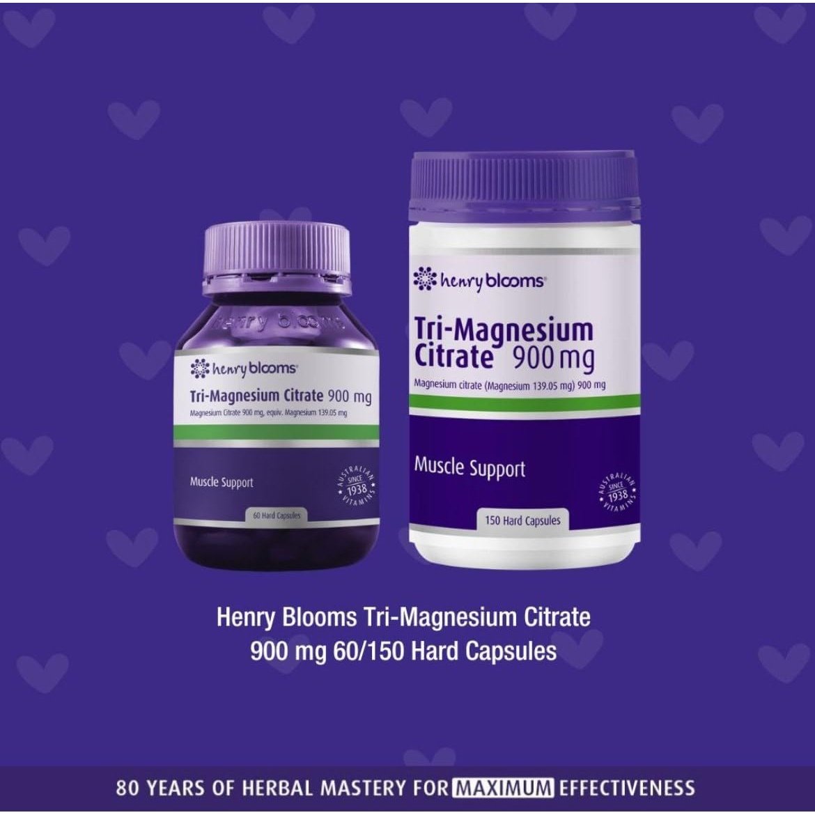 Henry Blooms Tri-Magnesium Citrate 900mg 150c - Cutprice Online