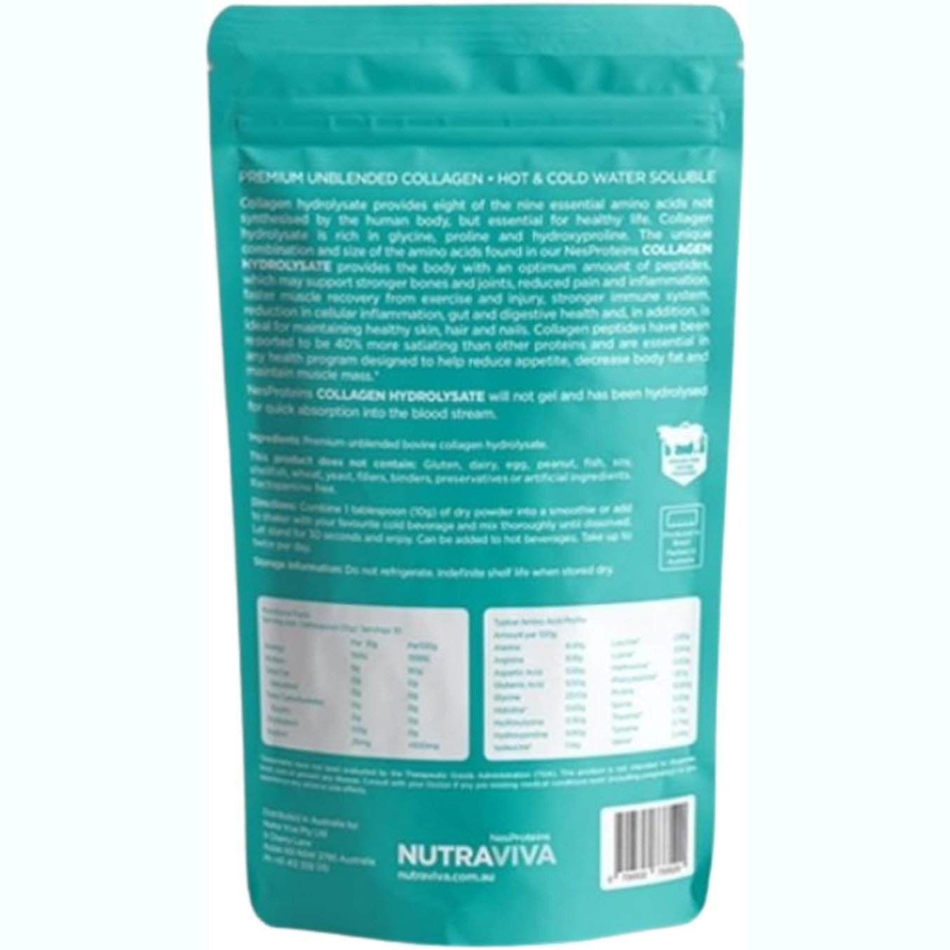 Nutraviva (NesProteins) Collagen Hydrolysate (Beef) 100g - Cutprice Online